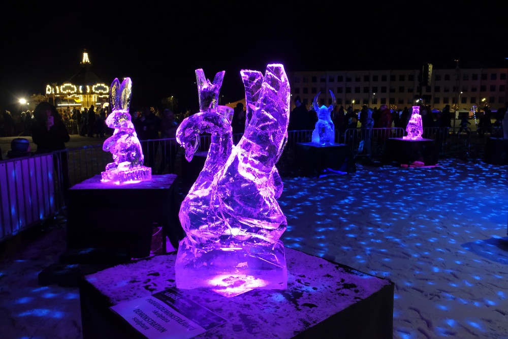Ice Sculpture Festival in Jelgava 2023 Ice sculpture redzet.eu