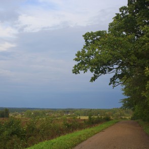 Abavas senlejas vakara ainava Abavas senlejas vakara ainava