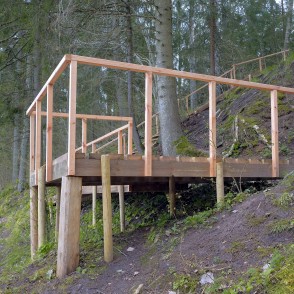 Skatu platforma Omiķu gravā Skatu platforma Omiķu gravā