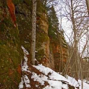 Sarkanās (Red) Cliffs Sarkanās (Red) Cliffs