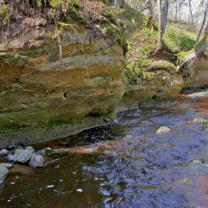 Lorumupes smilšakmens atsegumi Lorumupes smilšakmens atsegumi