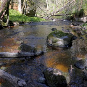 Lorumupes ainava, smilšakmens atsegumi Lorumupes ainava, smilšakmens atsegumi