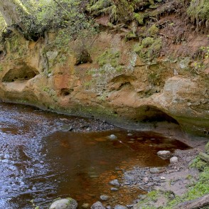 Lorumupes smilšakmens atsegumi Lorumupes smilšakmens atsegumi