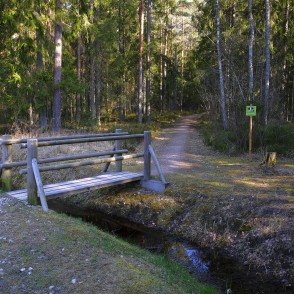 Kaņiera pilskalna dabas takas sākums Kaņiera pilskalna dabas takas sākums