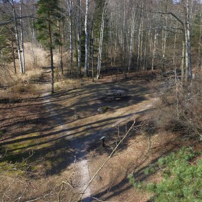 Skats no Kaņiera pilskalna skatu torņa Skats no Kaņiera pilskalna skatu torņa