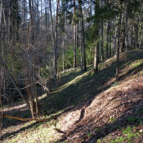 Grava Ugāles dabas takas malā Grava Ugāles dabas takas malā