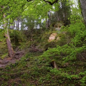 Ejot pa Līču-Laņģu klinšu taku Ejot pa Līču-Laņģu klinšu taku