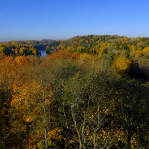 Ainava no Kornetu skatu torņa Ainava no Kornetu skatu torņa