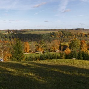 Abavas senlejas rudens panorāma Abavas senlejas rudens panorāma