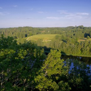 Skats no Kornetu skatu torņa Skats no Kornetu skatu torņa