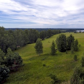 Panorāmas skats no Kārtenes skatu torņa Panorāmas skats no Kārtenes skatu torņa