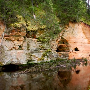 Ainava ar Melno iezi Ainava ar Melno iezi