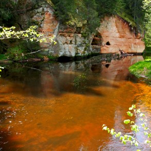 Ainava ar Melno iezi Ainava ar Melno iezi