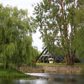 The Entrance of Conservatory, in National Botanic Garden The Entrance of Conservatory, in National Botanic Garden