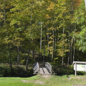 Tilts pār Vilci pie Lielmātes avotiņa Tilts pār Vilci pie Lielmātes avotiņa