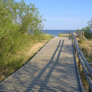 Mangaļsalas taka iziet pie jūras Mangaļsalas taka iziet pie jūras