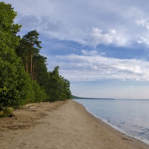 Pludmale pie Ēvažu stāvkrasta Pludmale pie Ēvažu stāvkrasta