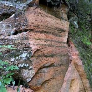 Red Cliffs In Cēsis Red Cliffs In Cēsis
