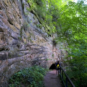 Sarkanās (Red) Cliffs Nature Trail Sarkanās (Red) Cliffs Nature Trail