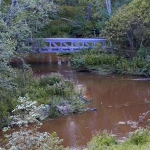 Tiltiņš pār Pilsupi pie Pūrciema Baltās kāpas Tiltiņš pār Pilsupi pie Pūrciema Baltās kāpas