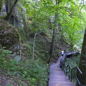 Sarkanās (Red) Cliffs Nature Trail Sarkanās (Red) Cliffs Nature Trail