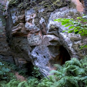 Sandstone Outcrops On The Sarkanās Cliffs Nature Trail Sandstone Outcrops On The Sarkanās Cliffs Nature Trail