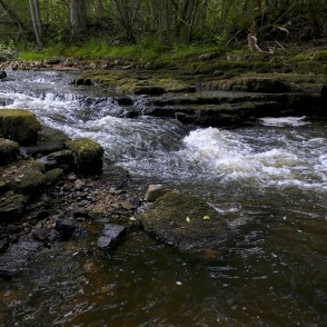 Nelieli ūdenskritumi Vizlas upē Nelieli ūdenskritumi Vizlas upē