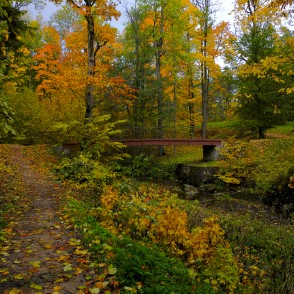 Cesvaine Palace Park in Autumn Cesvaine Palace Park in Autumn