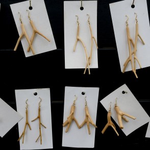 Earrings grew in the forest Earrings grew in the forest