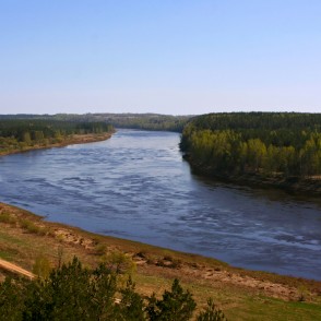 Skats uz Daugavu no Vasargelišķu skatu torņa Skats uz Daugavu no Vasargelišķu skatu torņa