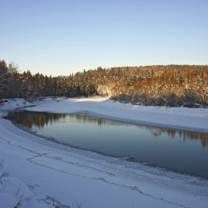 Gauja ziemā pie Siguldas Gauja ziemā pie Siguldas