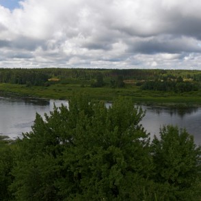 Skats uz Daugavu no Vasargelišķu skatu torņa Skats uz Daugavu no Vasargelišķu skatu torņa