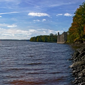 Daugavas panorāma pie Kokneses pilsdrupām Daugavas panorāma pie Kokneses pilsdrupām