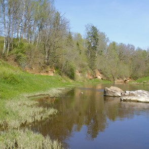 Lejēju (Sildruvu) cliffs Lejēju (Sildruvu) cliffs