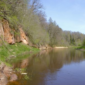 Lejēju (Sildruvu) cliffs Lejēju (Sildruvu) cliffs