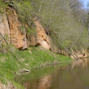Lejēju (Sildruvu) cliffs Lejēju (Sildruvu) cliffs