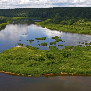 Ainava no Krāslavas Skatu torņa Ainava no Krāslavas Skatu torņa