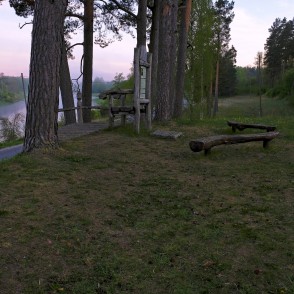 Lagzdiena Castle Mound Early In The Morning Lagzdiena Castle Mound Early In The Morning