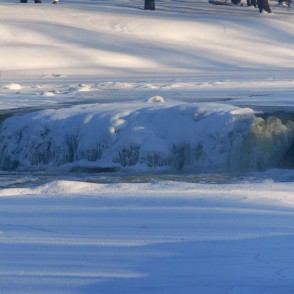 Ventas rumbas panorāma ziemā Ventas rumbas panorāma ziemā