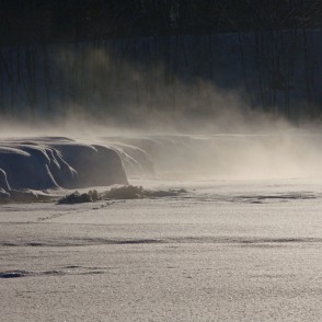 Ventas rumba ziemā, miglā Ventas rumba ziemā, miglā
