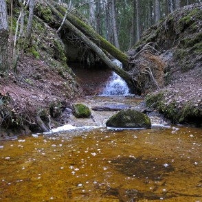 Zārtapu ūdenskritums pavasarī Zārtapu ūdenskritums pavasarī