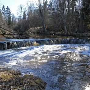 Veldzes ūdenskritums pavasarī Veldzes ūdenskritums pavasarī