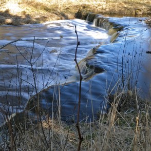Veldzes ūdenskritums pavasarī Veldzes ūdenskritums pavasarī