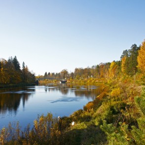 Ogres upes ainava Ogres upes ainava