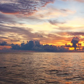 Saulrieta panorāma Kolkasragā Saulrieta panorāma Kolkasragā