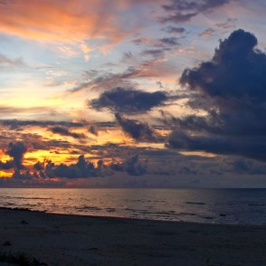 Saulrieta panorāma Kolkasragā Saulrieta panorāma Kolkasragā