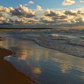 Ventspils pludmales panorāma rudenī Ventspils pludmales panorāma rudenī
