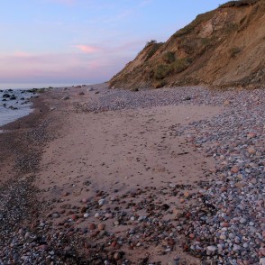 Strantes – Ulmales stāvkrasts vakarā Strantes – Ulmales stāvkrasts vakarā