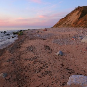 Strantes – Ulmales stāvkrasts vakarā Strantes – Ulmales stāvkrasts vakarā