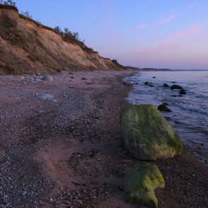 Strantes – Ulmales stāvkrasts vakarā Strantes – Ulmales stāvkrasts vakarā